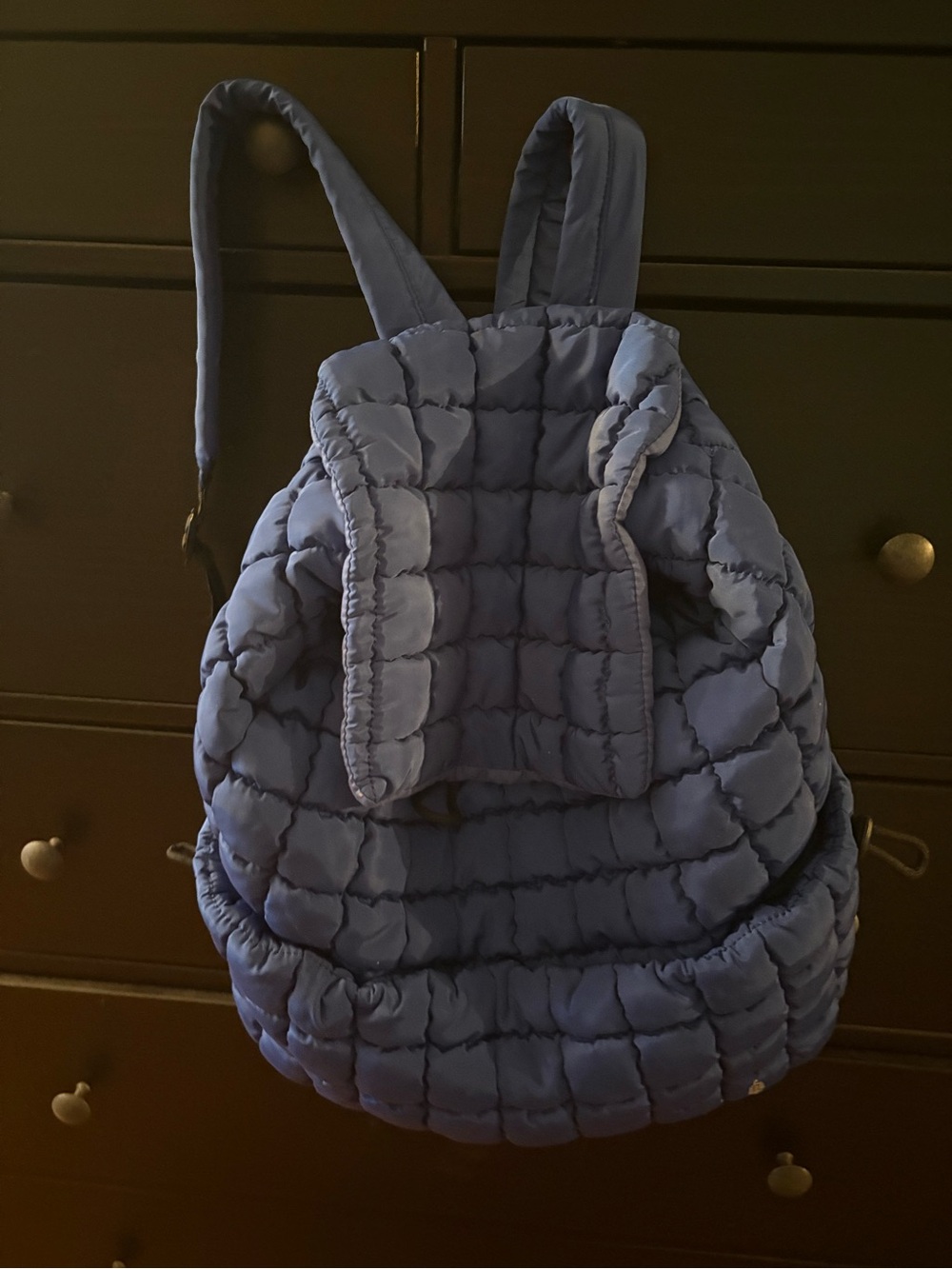 FP Movement by Free People Quilted Blue Puffy Backpack
